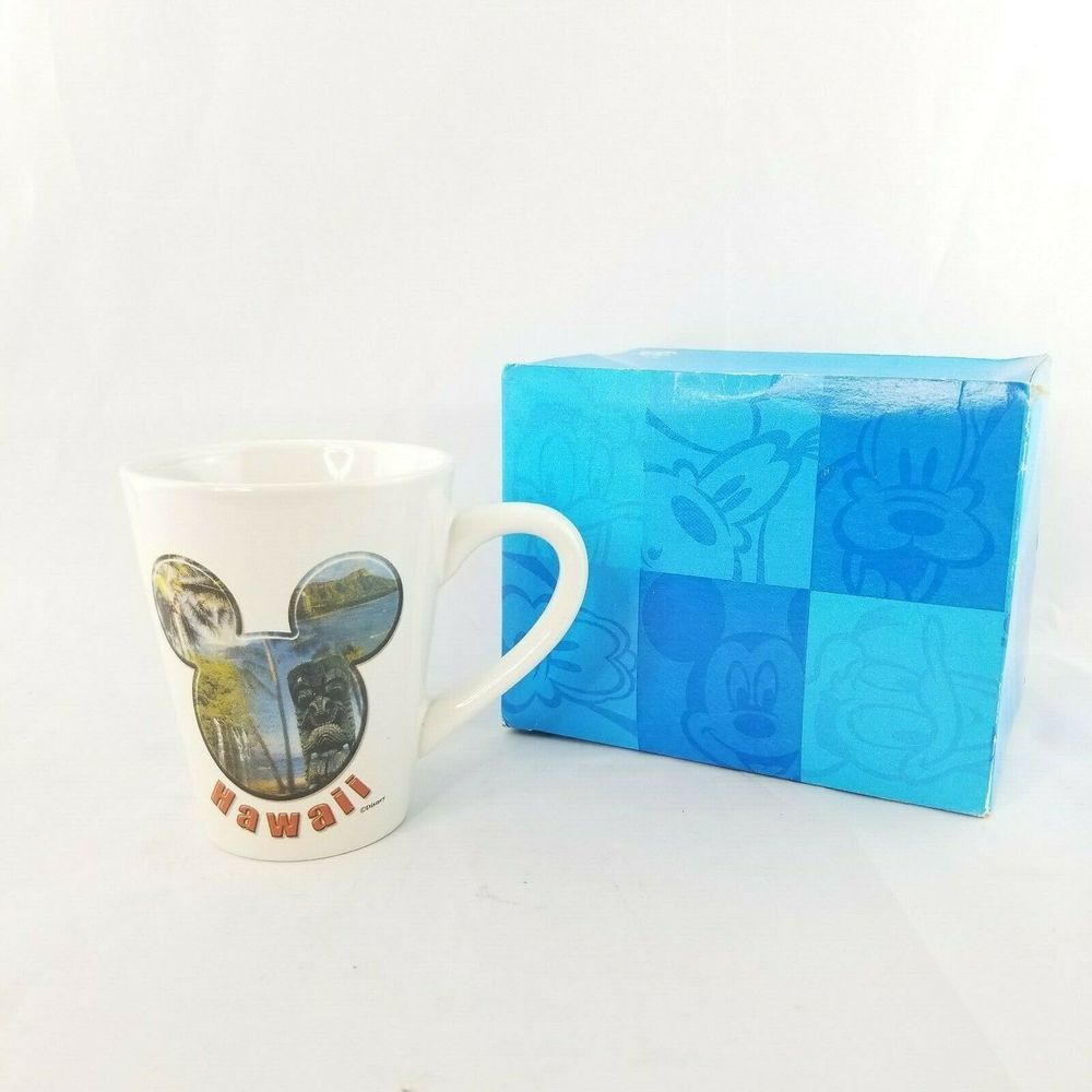 Disney Mickey Hawaii Totem Ears Coffee Mug